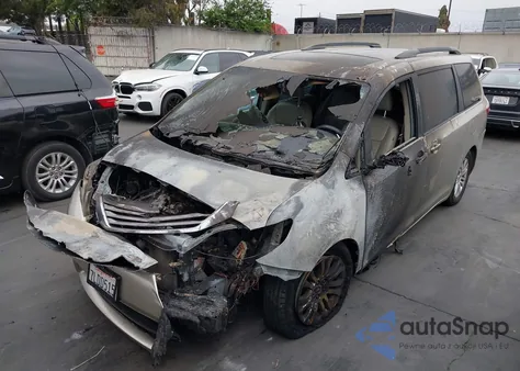 2015 Toyota Sienna Xle Premium 8 Passenger from USA, damaged, VIN 5TDYK3DC5FS545345